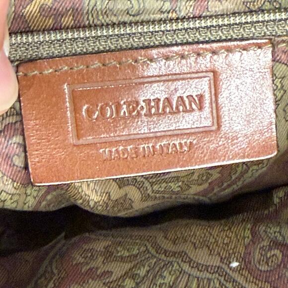 Cole Haan Handbag brown basket weave - Picture 2 of 9